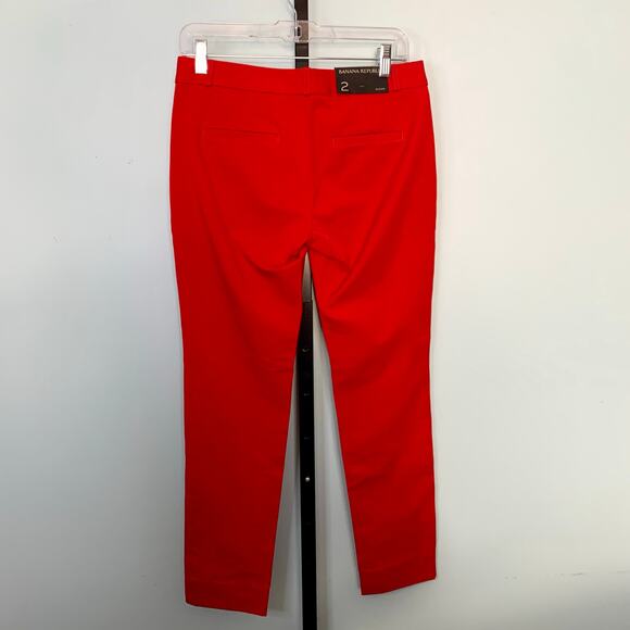 NWT Banana Republic Factory Red Sloan Fit Pants Size 2 - Picture 6 of 8